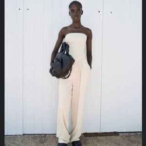 Flowy linen beige pant